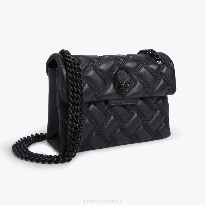 Kurt Geiger mujer londres mini kensington empapar 2LPR41 | bolsas negro